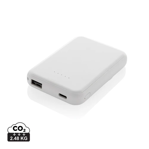 Stellar RCS újrah. műanyag 5000 mAh 5W mágneses powerbank Fehér 