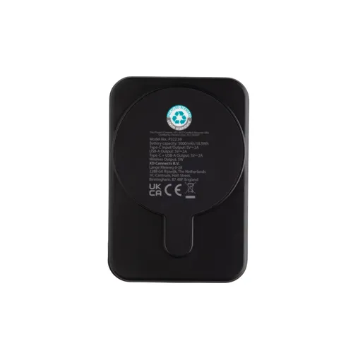 Stellar RCS újrah. műanyag 5000 mAh 5W mágneses powerbank Fekete 