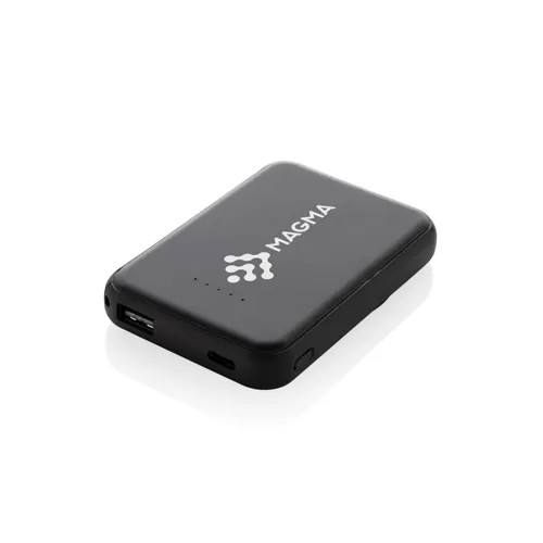 Stellar RCS újrah. műanyag 5000 mAh 5W mágneses powerbank Fekete 