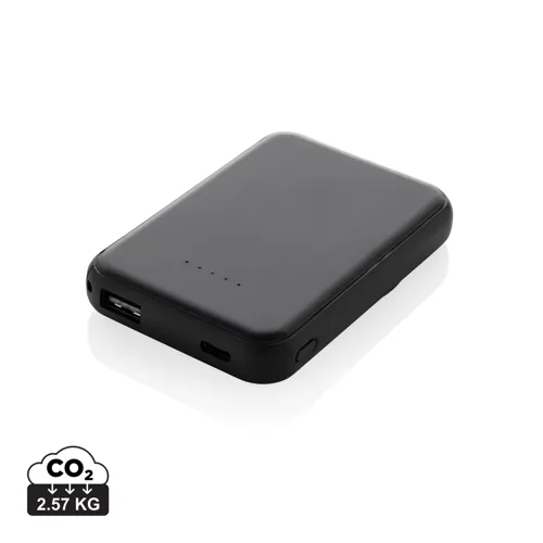 Stellar RCS újrah. műanyag 5000 mAh 5W mágneses powerbank Fekete 