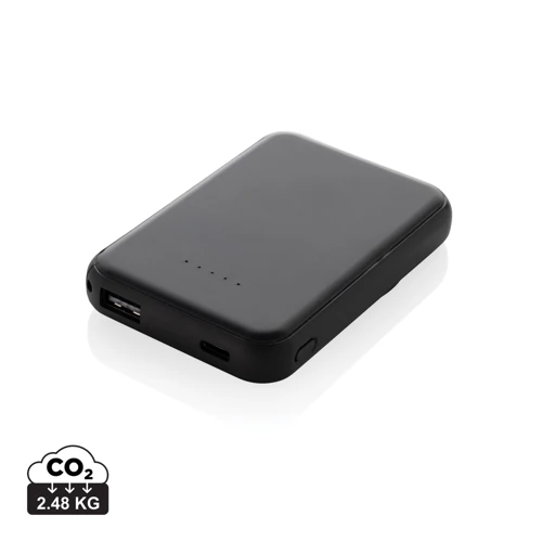 Stellar RCS újrah. műanyag 5000 mAh 5W mágneses powerbank Fekete 