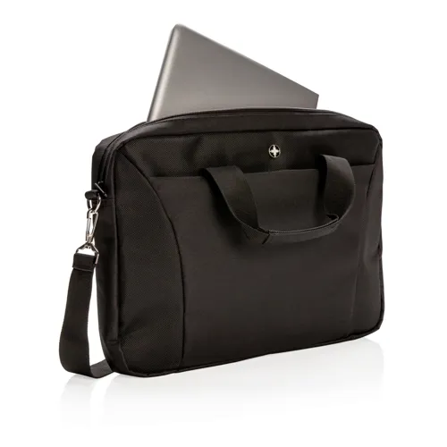 Swiss Peak 15,4”-os laptop táska Fekete 