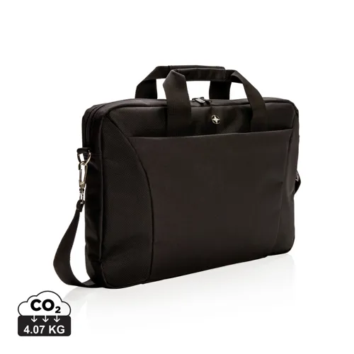 Swiss Peak 15,4”-os laptop táska Fekete 