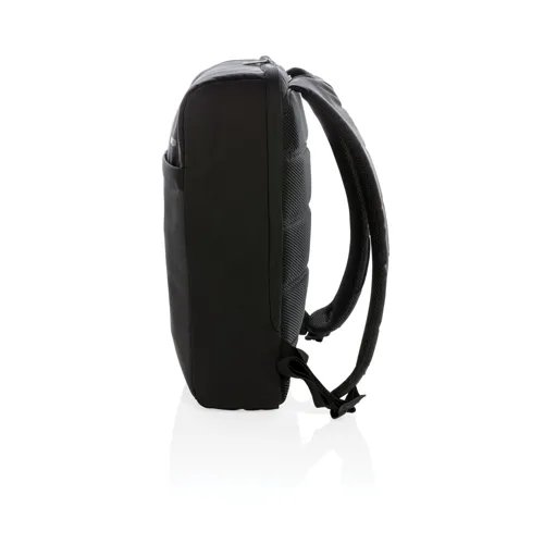 Swiss Peak 15"-es RFID lopásgátló & USB, PVC-mentes hátizsák Fekete 