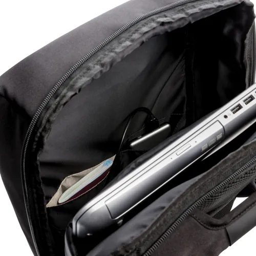 Swiss Peak 15"-es RFID lopásgátló & USB, PVC-mentes hátizsák Fekete 