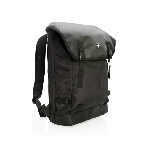Swiss Peak 17”-es laptop hátizsák Fekete 