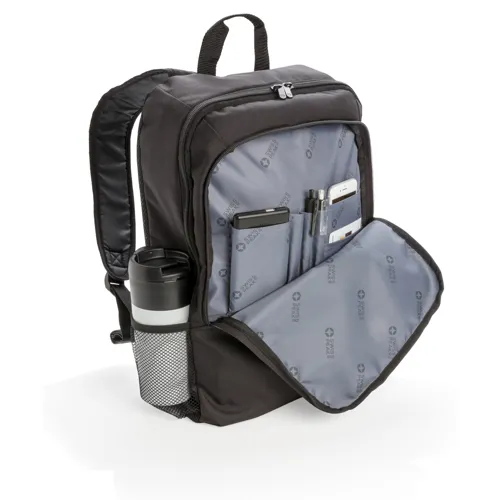 Swiss Peak 17”-es üzleti laptop hátizsák Fekete 