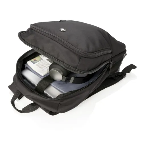 Swiss Peak 17”-es üzleti laptop hátizsák Fekete 
