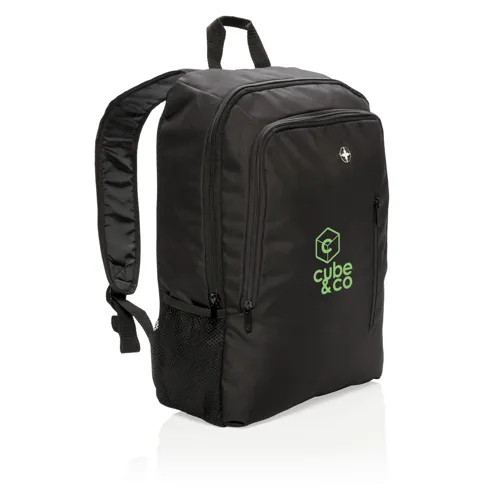 Swiss Peak 17”-es üzleti laptop hátizsák Fekete 