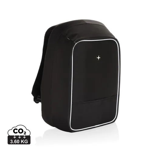 Swiss Peak AWARE™ lopásgátló 15,6"-es laptop hátizsák Fekete 