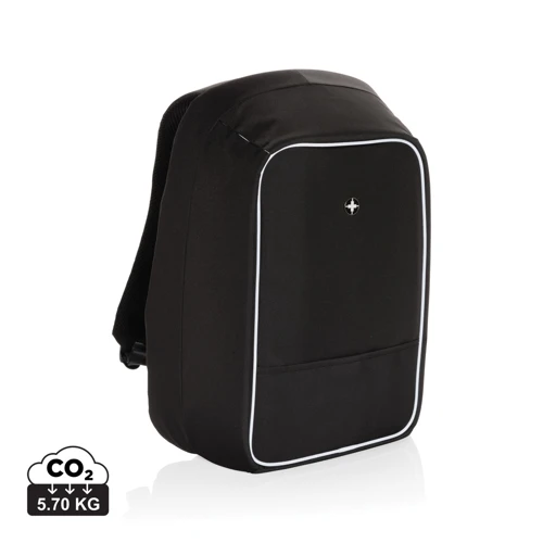 Swiss Peak AWARE™ lopásgátló 15,6"-es laptop hátizsák Fekete 