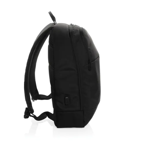 Swiss Peak AWARE™ modern 15,6"-es laptop hátizsák Fekete 