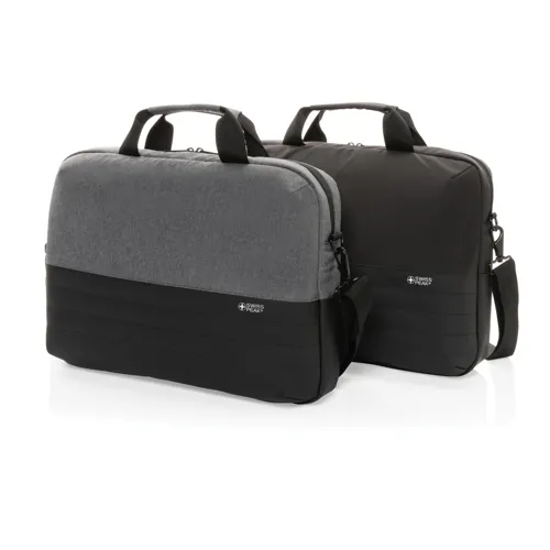 Swiss Peak AWARE™ RFID 15,6"-es laptop táska Szürke 