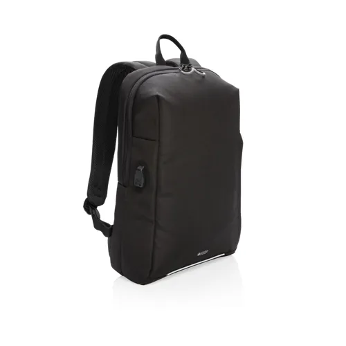 Swiss Peak AWARE™ RFID és USB A laptop hátizsák Fekete 