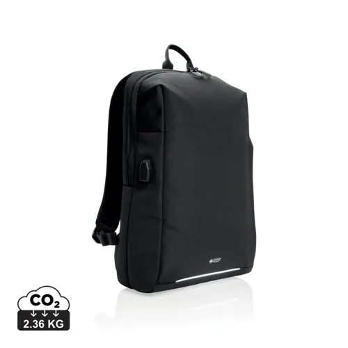 Swiss Peak AWARE™ RFID és USB A laptop hátizsák Fekete 
