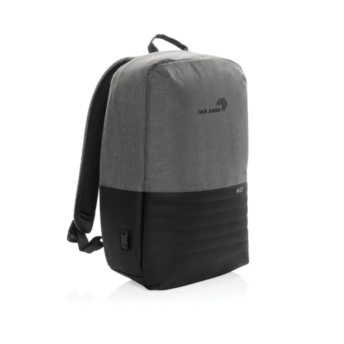 Swiss Peak AWARE™ RFID lopásbiztos 15.6"-es laptop hátizsák Szürke 