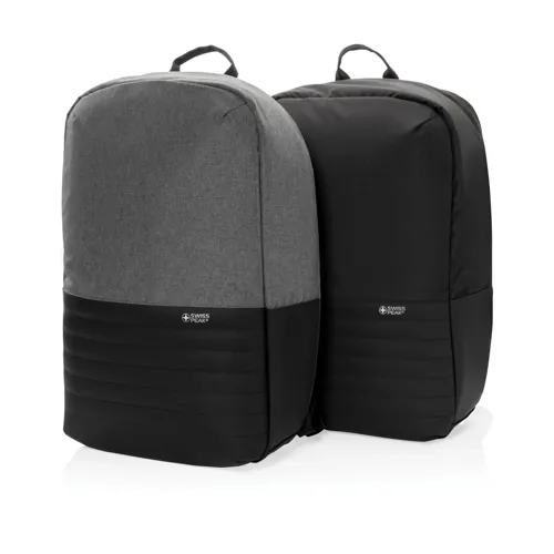 Swiss Peak AWARE™ RFID lopásbiztos 15.6"-es laptop hátizsák Szürke 