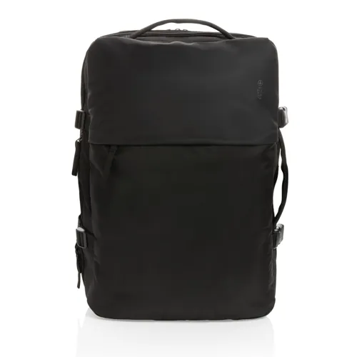 Swiss Peak AWARE™ RPET 15,6"-es bővíthető hétvégi hátizsák Fekete 