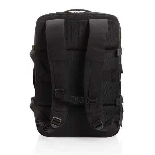 Swiss Peak AWARE™ RPET 15,6"-es bővíthető hétvégi hátizsák Fekete 