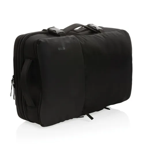 Swiss Peak AWARE™ RPET 15,6"-es bővíthető hétvégi hátizsák Fekete 