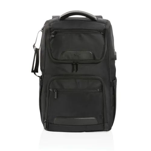 "Swiss Peak AWARE™ RPET Voyager 15,6""-es laptop hátizsák" Fekete 