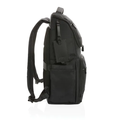"Swiss Peak AWARE™ RPET Voyager 15,6""-es laptop hátizsák" Fekete 
