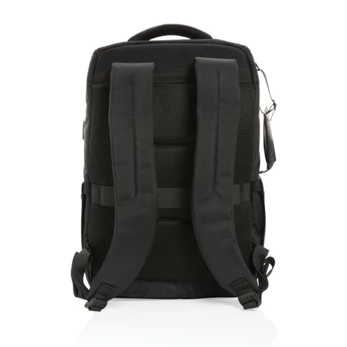 "Swiss Peak AWARE™ RPET Voyager 15,6""-es laptop hátizsák" Fekete 
