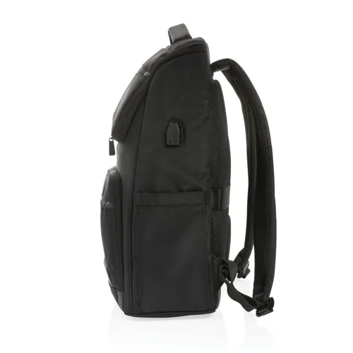 "Swiss Peak AWARE™ RPET Voyager 15,6""-es laptop hátizsák" Fekete 