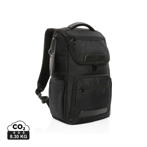 "Swiss Peak AWARE™ RPET Voyager 15,6""-es laptop hátizsák" Fekete 