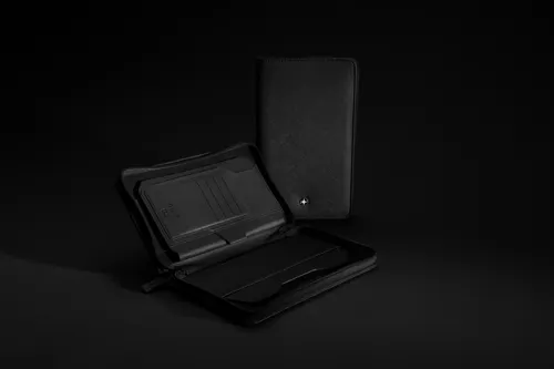 Swiss Peak Heritage RCS rPU RFID pénztárca utazáshoz Fekete 