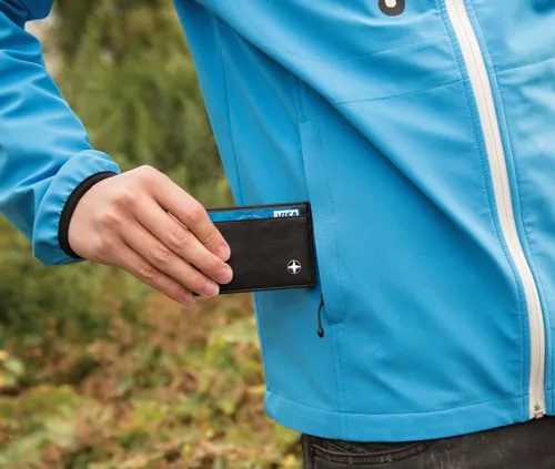 Swiss Peak RFID kártyatartó Fekete 