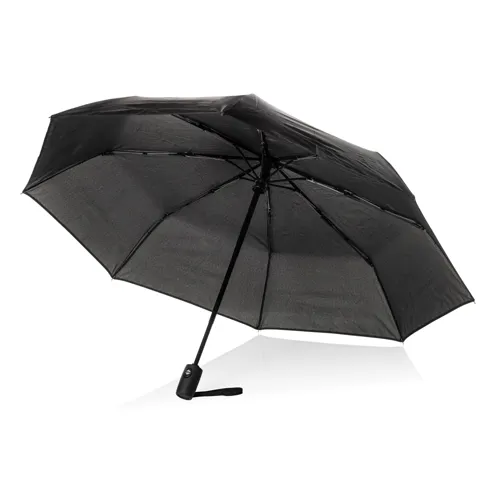 Swiss Peak Vito Aware™ RPET 21"-es automata esernyő Fekete 