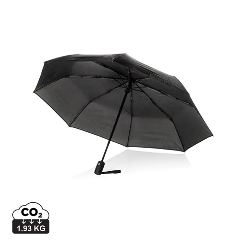 Swiss Peak Vito Aware™ RPET 21"-es automata esernyő Fekete 