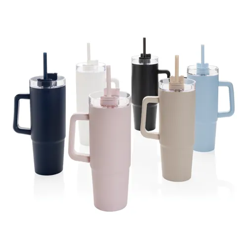 Tana RCS újrahasznosított műanyag pohár fogantyúval, 750 ml Fehér 