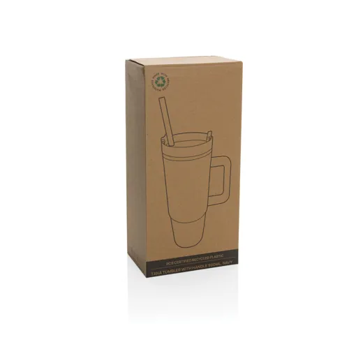 Tana RCS újrahasznosított műanyag pohár fogantyúval, 750 ml Kék 