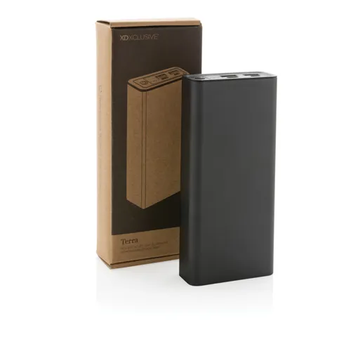 Terra RCS újrahasznosított 20W alumínium powerbank 20000 mAh Szürke 