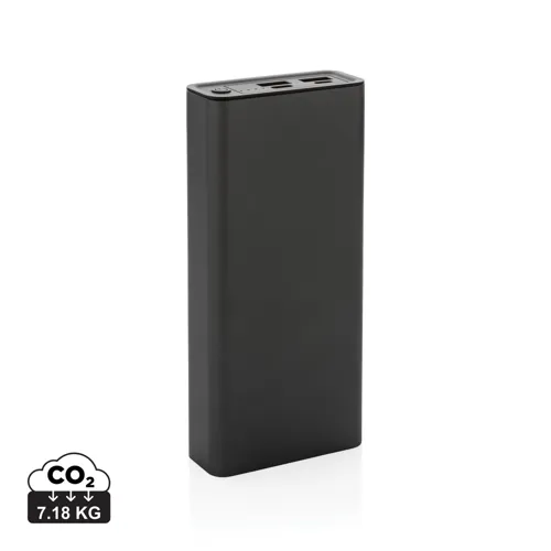 Terra RCS újrahasznosított 20W alumínium powerbank 20000 mAh Szürke 