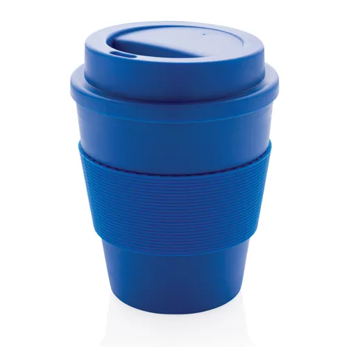 Többször használatos kávésbögre rácsavarható tetővel 350 ml Kék 