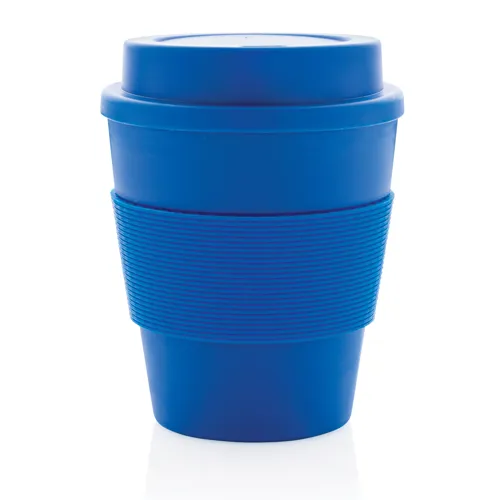 Többször használatos kávésbögre rácsavarható tetővel 350 ml Kék 