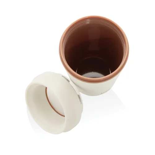 Topl újrahaszn. acél elviteles pohár, 354 ml Fehér 