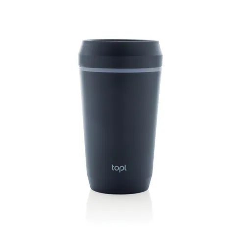 Topl újrahaszn. acél elviteles pohár, 354 ml Kék 