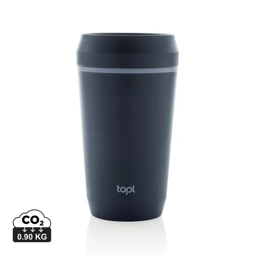 Topl újrahaszn. acél elviteles pohár, 354 ml Kék 