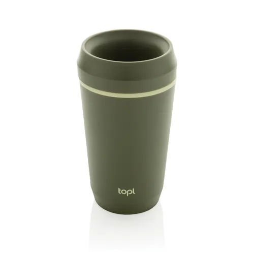 Topl újrahaszn. acél elviteles pohár, 354 ml Zöld 