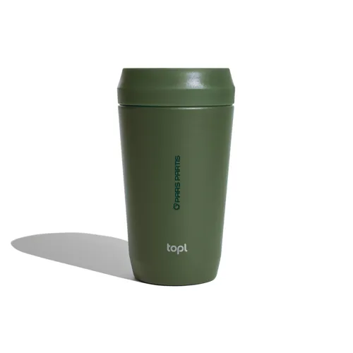 Topl újrahaszn. acél elviteles pohár, 354 ml Zöld 