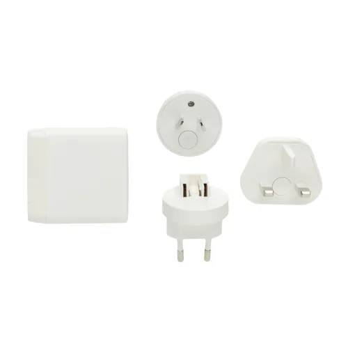 TravelCharge Pro RCS újrah. műanyag utazási töltő USB-C Fehér 