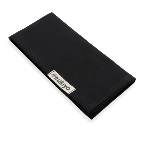Ukiyo Aware™ 180gr újrahasznosított pamut szalvéta 4db Fekete 