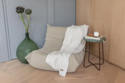 Ukiyo Aware™ Polylana® szőtt takaró 130x150 cm Fehér 
