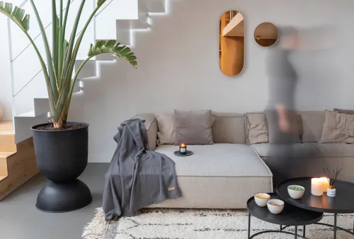 Ukiyo Aware™ Polylana® szőtt takaró 130x150 cm Szürke 