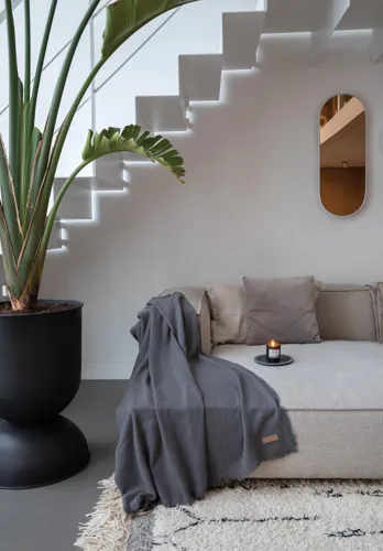 Ukiyo Aware™ Polylana® szőtt takaró 130x150 cm Szürke 
