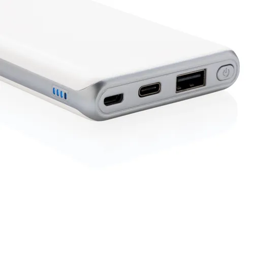 Ultragyors 10 000 mAh powerbank PD-vel Fehér 
